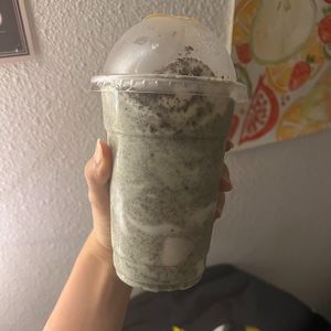 mint oreo shake at The Greenery Creamery  in Orlando