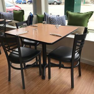 Window seat at Serendib in Ellsworth