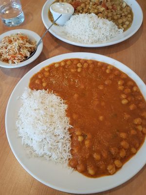 Tikka Masala with chickpeas at Serendib in Ellsworth