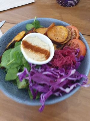 Veggie vegan bowl (not on the menu) at Joy Beans in Burleigh Waters