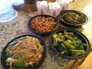 dinner at Big Panda in Alexandria