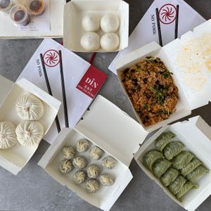 Vegetarian Mushroom Bun (3 pcs)	  RM 13.99	
Mini Red Bean Bun (4 pcs)	  RM 13.36	
Vege Mushroom Dumpling 香菇素饺	  RM 27.98	
         10 Pieces
Vege & Mushroom Fried Rice 什 at DIN by Din Tai Fung (鼎泰丰) - Suria KLCC in Kuala Lumpur