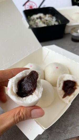 218. Mini Red Bean Bun (4 pcs)	  RM 13.36 at DIN by Din Tai Fung (鼎泰丰) - Suria KLCC in Kuala Lumpur