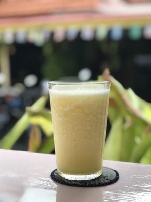 Pineapple and lime smoothie  at Black House Burgers in Kuta
