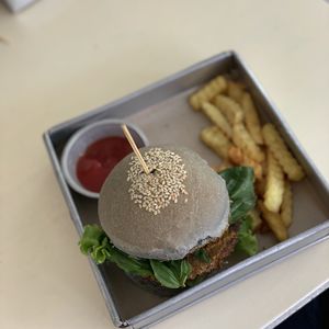 Jumping Jack vegan burger  at Black House Burgers in Kuta