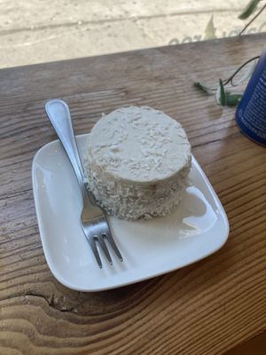 Coconut leches DELICIOUS  at Rawsome Treats in New York City
