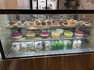 Dessert case  at Rawsome Treats in New York City