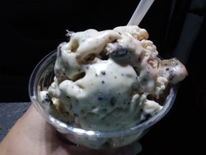 Belgian Oreo flavor. Asked for vegan option.(made w/ coconut milk) at Best Ice Cream in Fort Myers