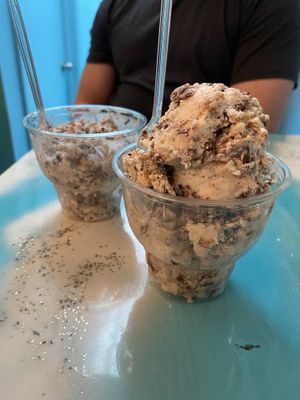 BOOM flavor... different cookies and coconut milk  at Best Ice Cream in Fort Myers