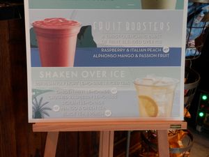 Advert for summer drinks at Caffe Nero in Spalding