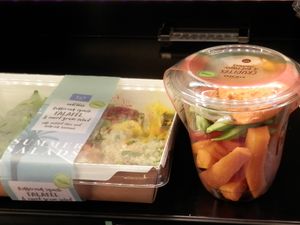 Vegan snacks at Caffe Nero in Spalding