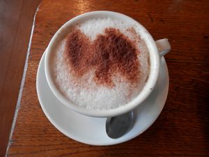 Cappuccino at Caffe Nero in Spalding