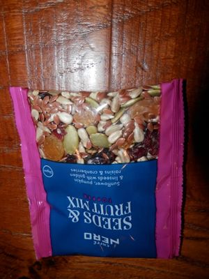 Seeds and fruit mix topper at Caffe Nero in Spalding