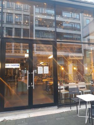 Outside at BACKYARD in Rotterdam