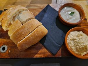 Ciabatta met smeersels at BACKYARD in Rotterdam