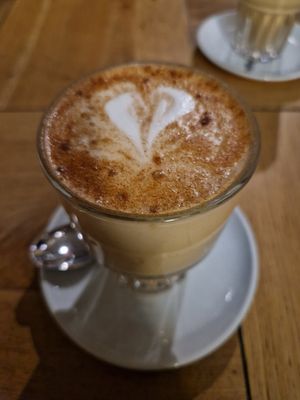 Chai latte at BACKYARD in Rotterdam