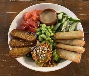 Asian soul bowl, loved it😍  at BACKYARD in Rotterdam