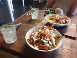 Great vegan meal at BACKYARD in Rotterdam