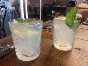 Ginger lemonade at BACKYARD in Rotterdam