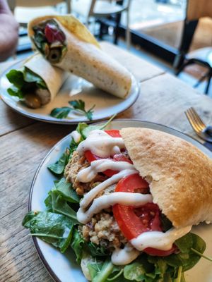 Substituna sandwich & Adonis wrap at BACKYARD in Rotterdam