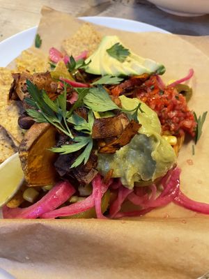 Nacho average sweet potato  at BACKYARD in Rotterdam