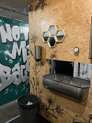 Washroom design  at BACKYARD in Rotterdam