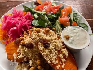 Baked sweet potato  at BACKYARD in Rotterdam