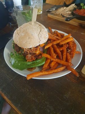 Spicy Kimchi Burger at BACKYARD in Rotterdam