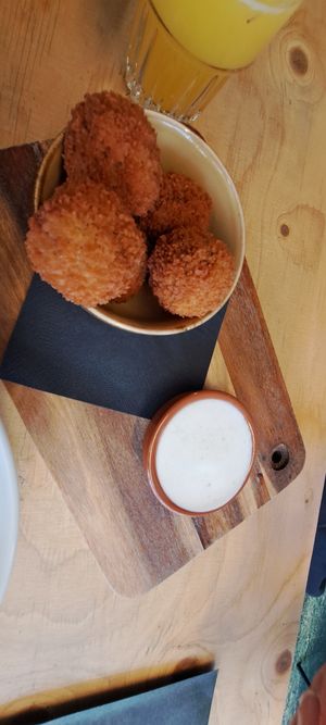 Vegan bitter ballen at BACKYARD in Rotterdam