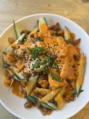 Korean loaded fries  at BACKYARD in Rotterdam