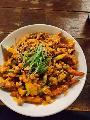 Korean fried fries at BACKYARD in Rotterdam
