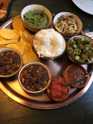 Mexican sharing platter  at BACKYARD in Rotterdam