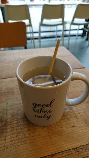 Ginger tea at BACKYARD in Rotterdam