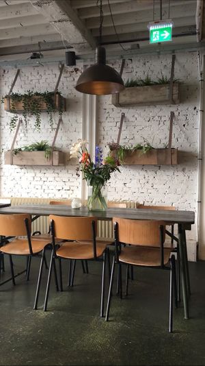 Some of the seating at BACKYARD in Rotterdam