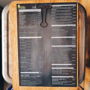 menu at Urban Garden Juice & Smoothie Bar  in Opatija