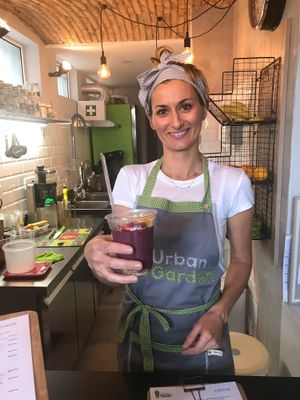 Happy at Urban Garden at Urban Garden Juice & Smoothie Bar  in Opatija