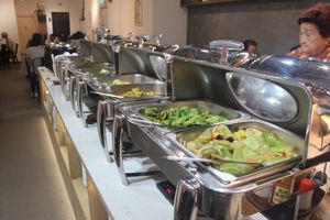 The vegetables at Ahimsa Buffet 無肉食 - Mong Kok in Kowloon