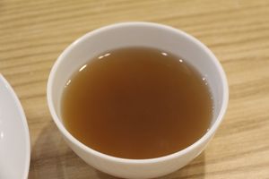 Clear soup at Ahimsa Buffet 無肉食 - Mong Kok in Kowloon