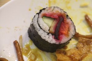 Sushi at Ahimsa Buffet 無肉食 - Mong Kok in Kowloon