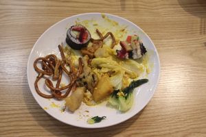 Our choice of selection at Ahimsa Buffet 無肉食 - Mong Kok in Kowloon