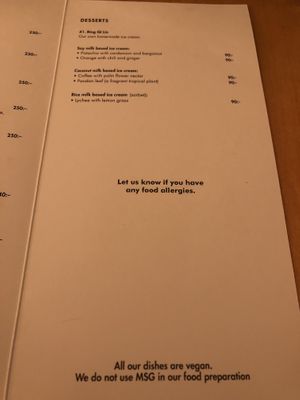 Desserts  at Lao Wai in Stockholm