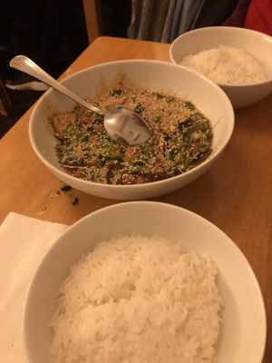 21. Xiang Shao Dou Fu + rice  at Lao Wai in Stockholm