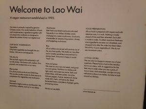 Their basic ingredients and food preparation  at Lao Wai in Stockholm