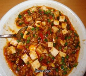 Heavenly tofu and mince in a chilli bean sauce at Lao Wai in Stockholm