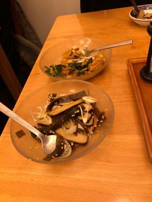 Starters Inc. hedgehog mushrooms   at Lao Wai in Stockholm