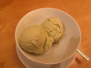Pandan ice cream at Lao Wai in Stockholm