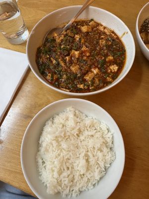 Mapo tofu  at Lao Wai in Stockholm