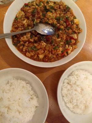 Main dish at Lao Wai in Stockholm