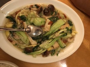 Mushroom dish  at Lao Wai in Stockholm