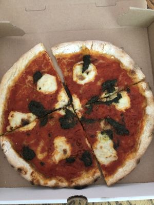 Vegan margarita pizza  at The Vegitaliano in Vaughan